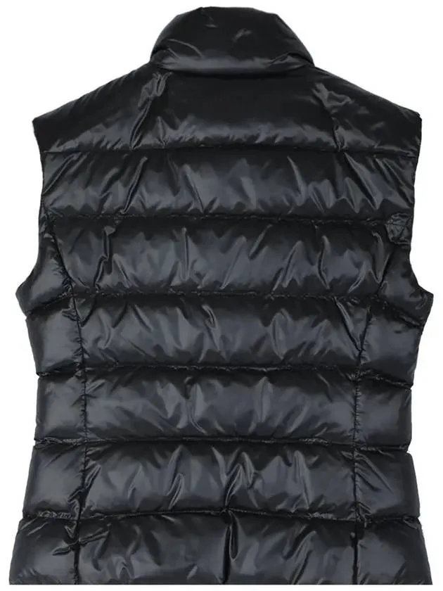 24SS triangle logo padded vest black 290546 11HU F0002