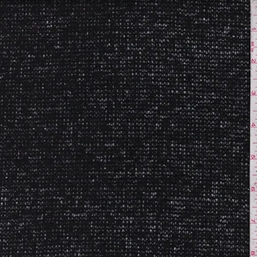 3 1/2 YD PC-Onyx Wool Blend Sweater Knit Fabric