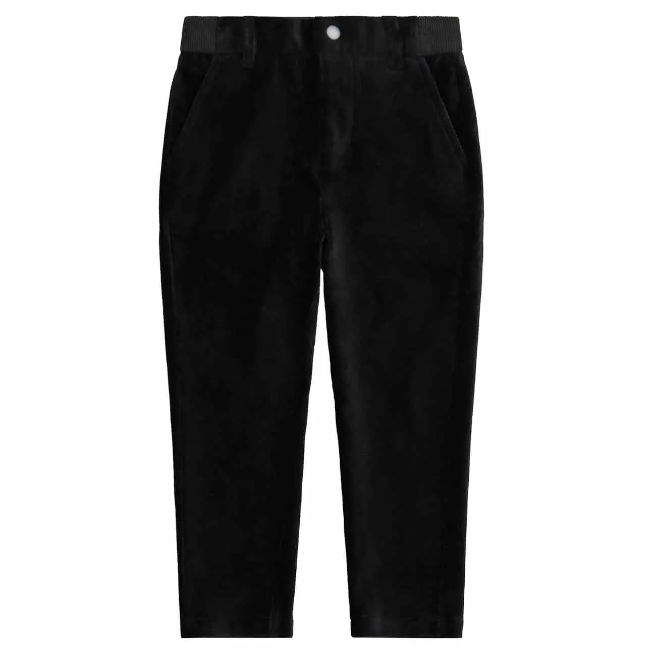 Andy & Evan Boys Black Soft Corduroy Pants