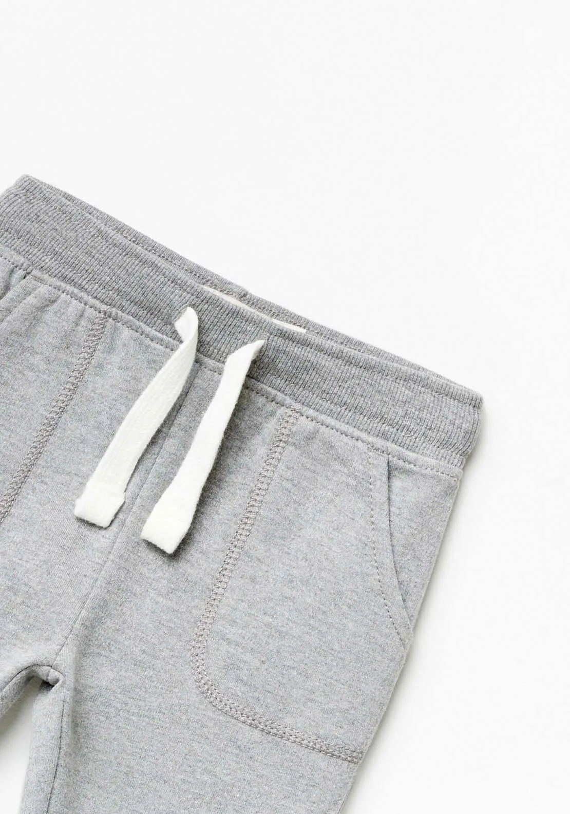 Basic Joggers With Pockets - Grey