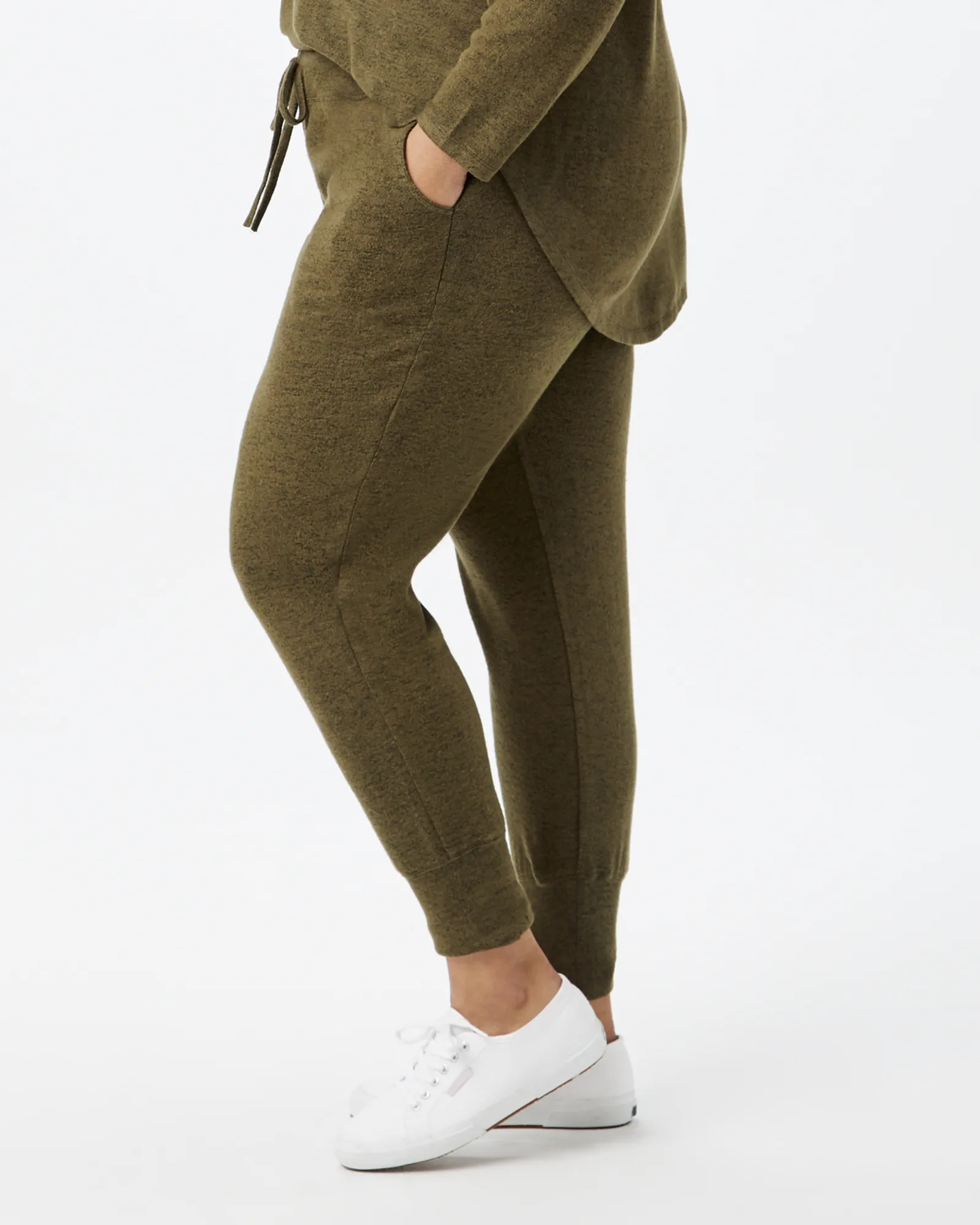 Brenda Drawstring Joggers | Olive Green