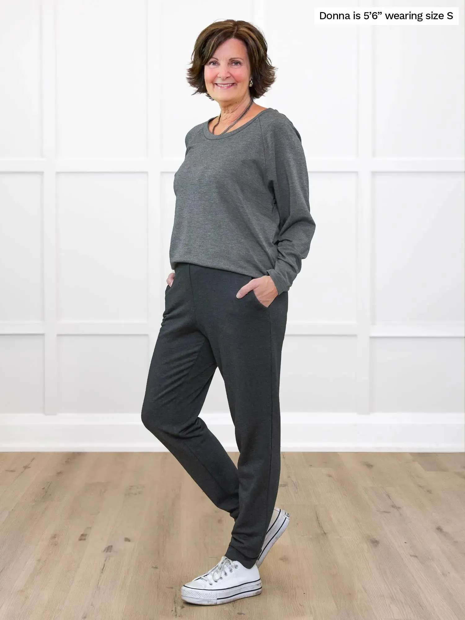 Cameron luxe fleece jogger with pockets