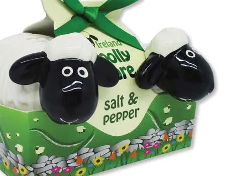 Clara Crafts Woolly Ware Sheep Salt & Pepper