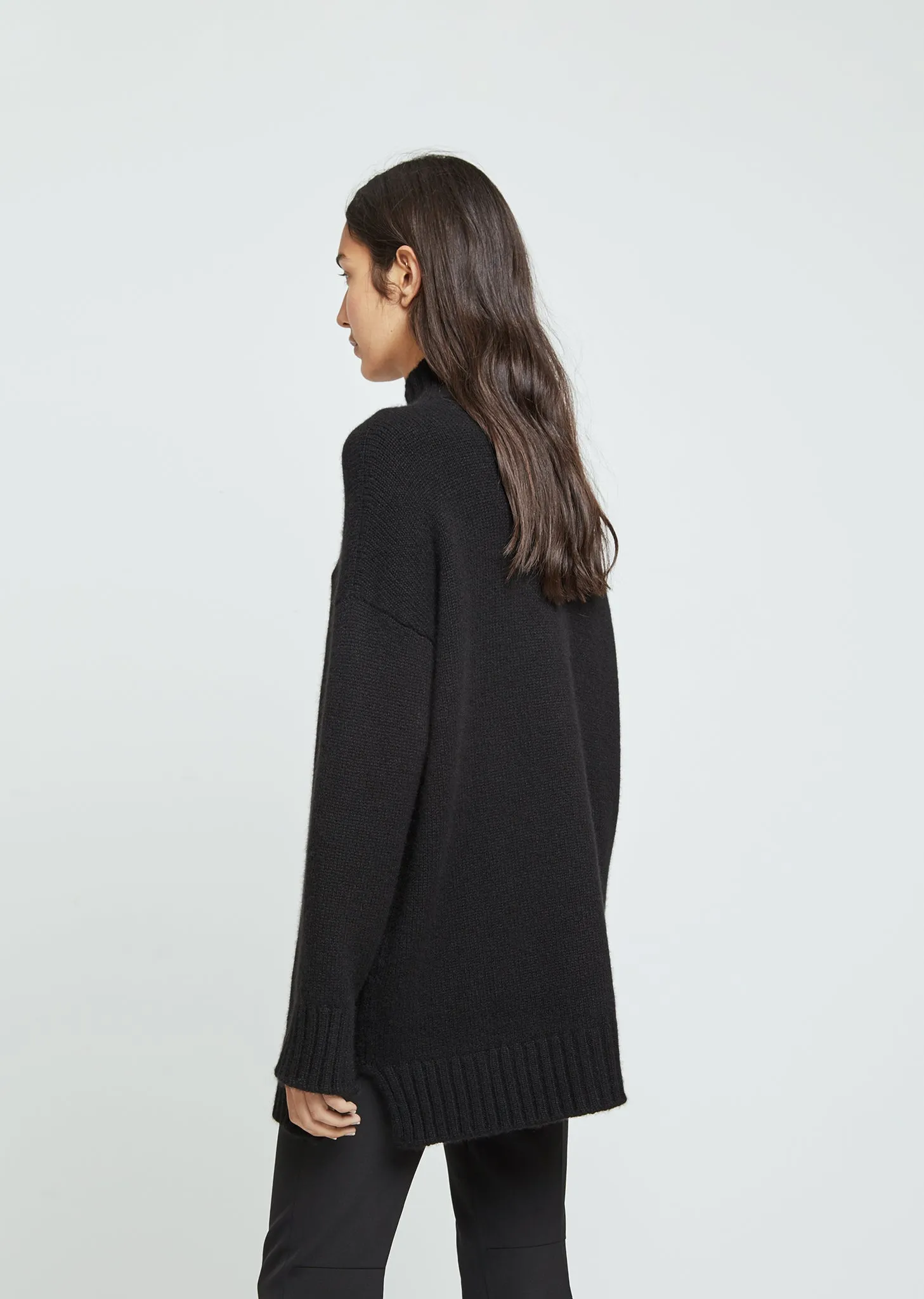 Cozy Cashmere Roll Neck Sweater