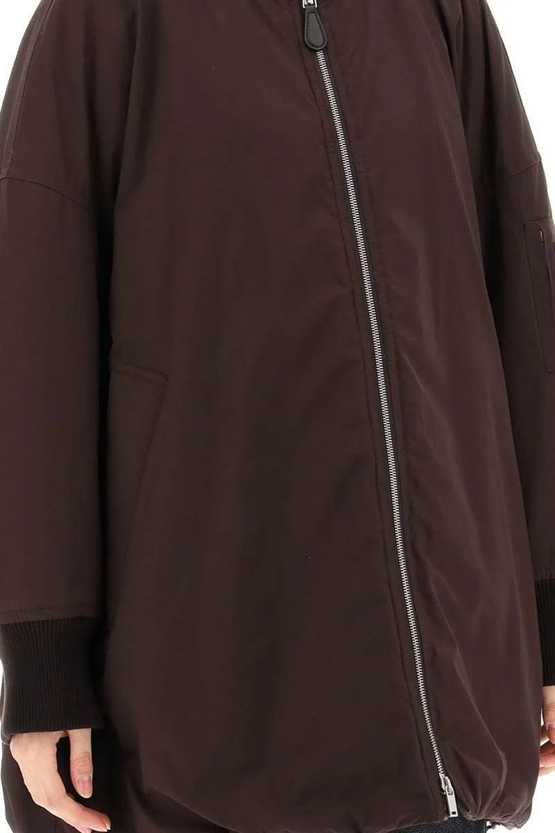 DOWN-PADDED MAXI BOMBER JACKET