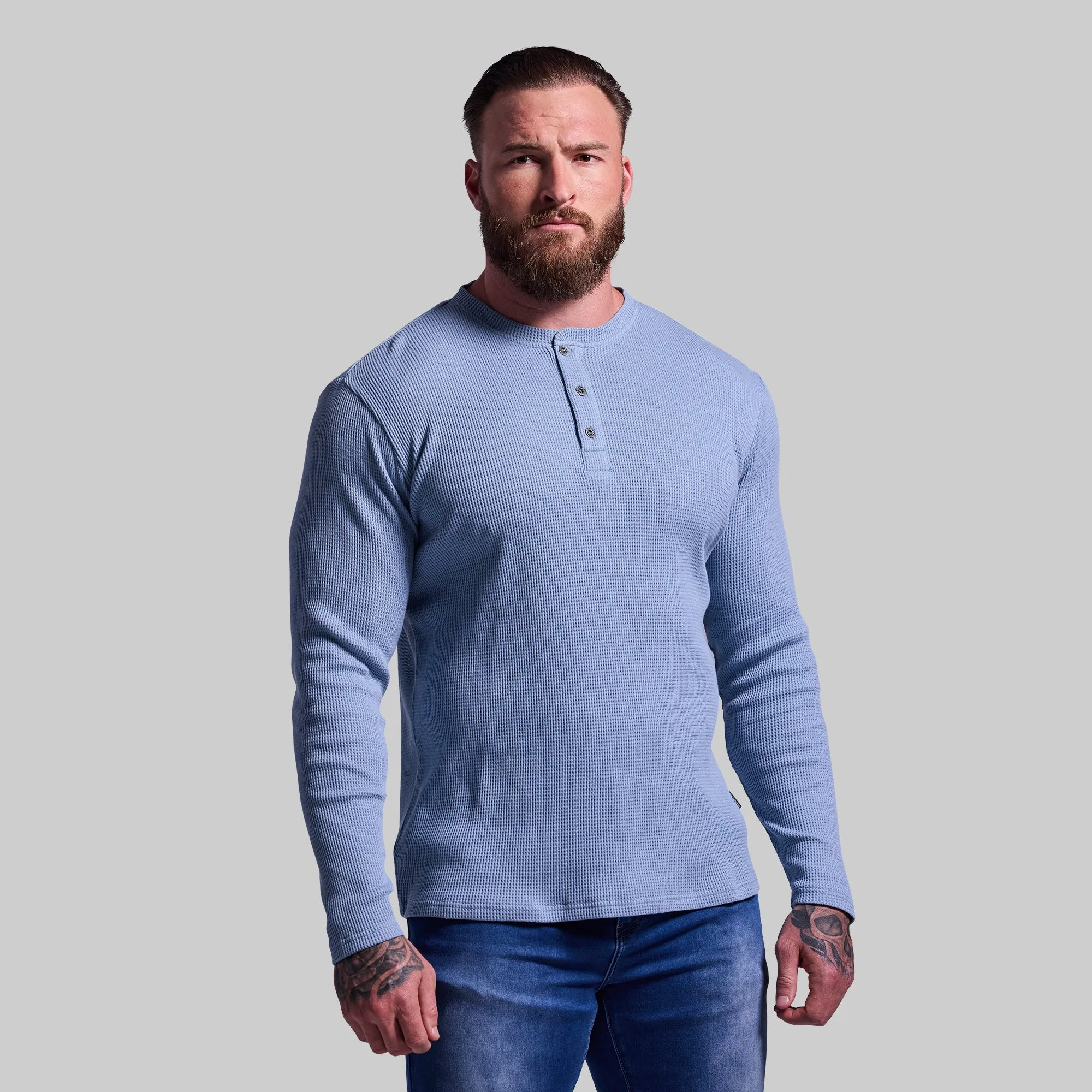 Ember Waffle Henley (Mountain Spring)