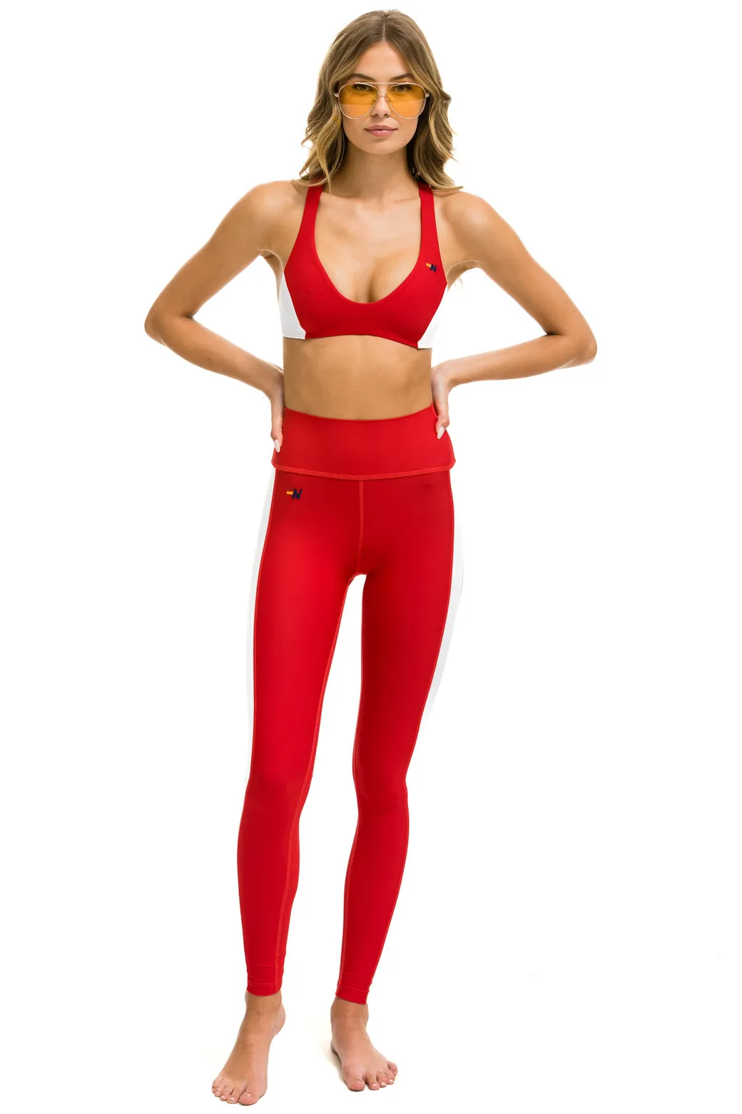 FULL LENGTH HI-RISE SPEED LEGGINGS - CHERRY