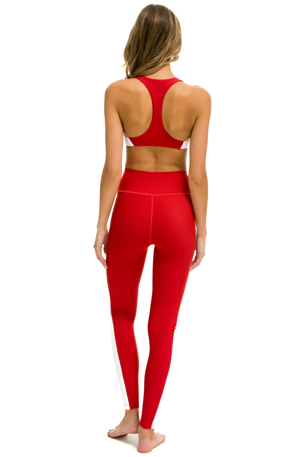 FULL LENGTH HI-RISE SPEED LEGGINGS - CHERRY