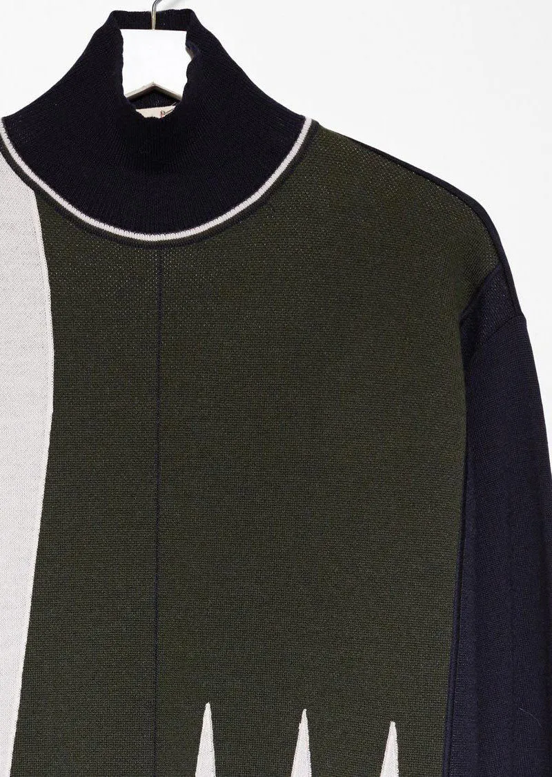 Graphic Turtleneck