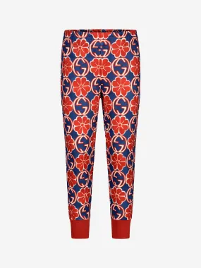 Gucci Girls and Red Technical Jersey Joggers