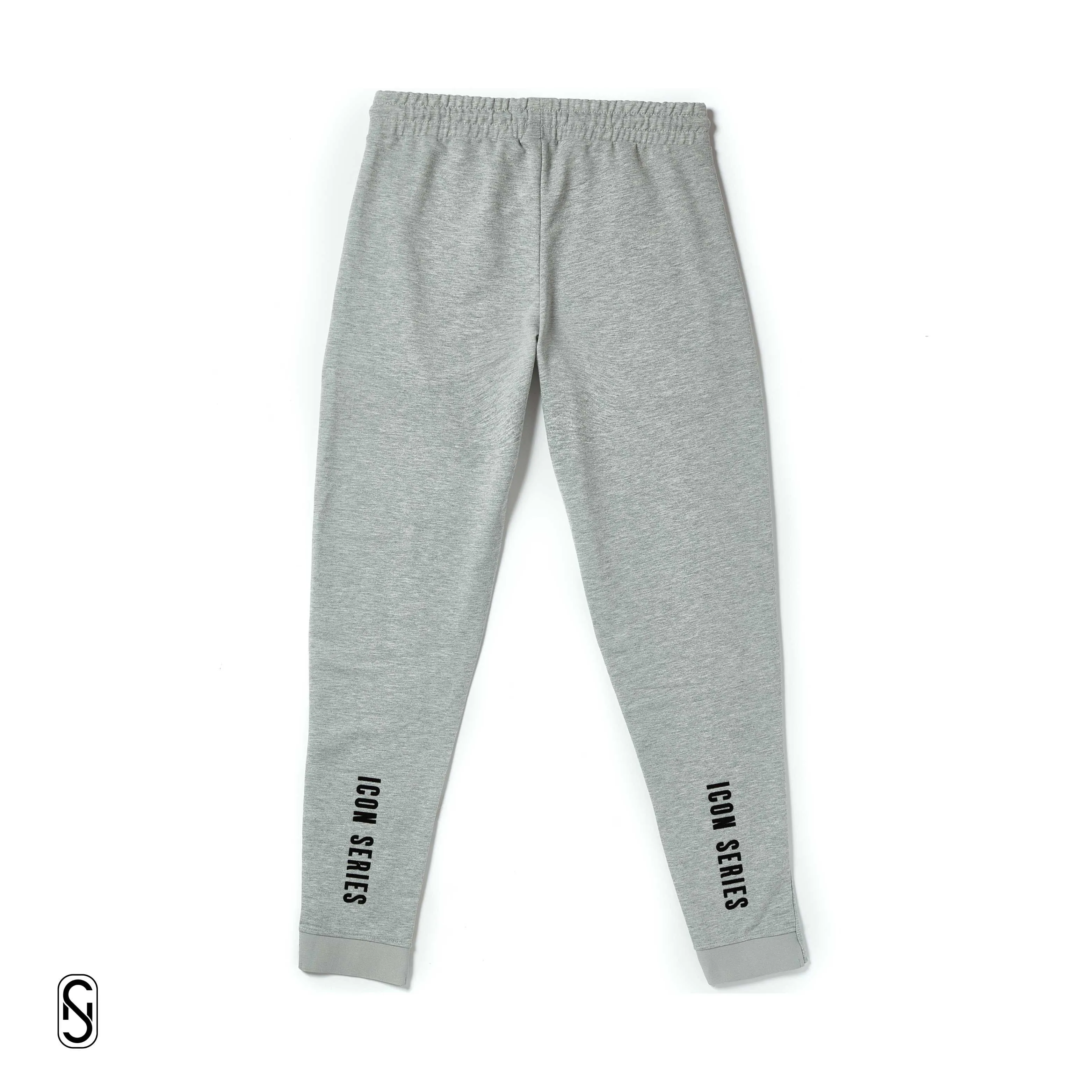 ICON Series Regular Joggers- Mid Grey Marl