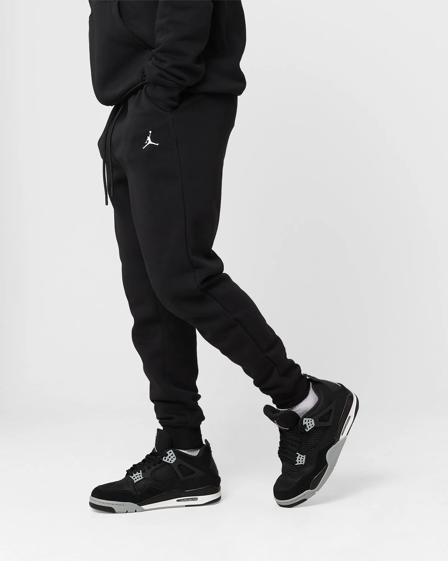 Jordan Essentials Fleece Tracksuit Pants Black/White