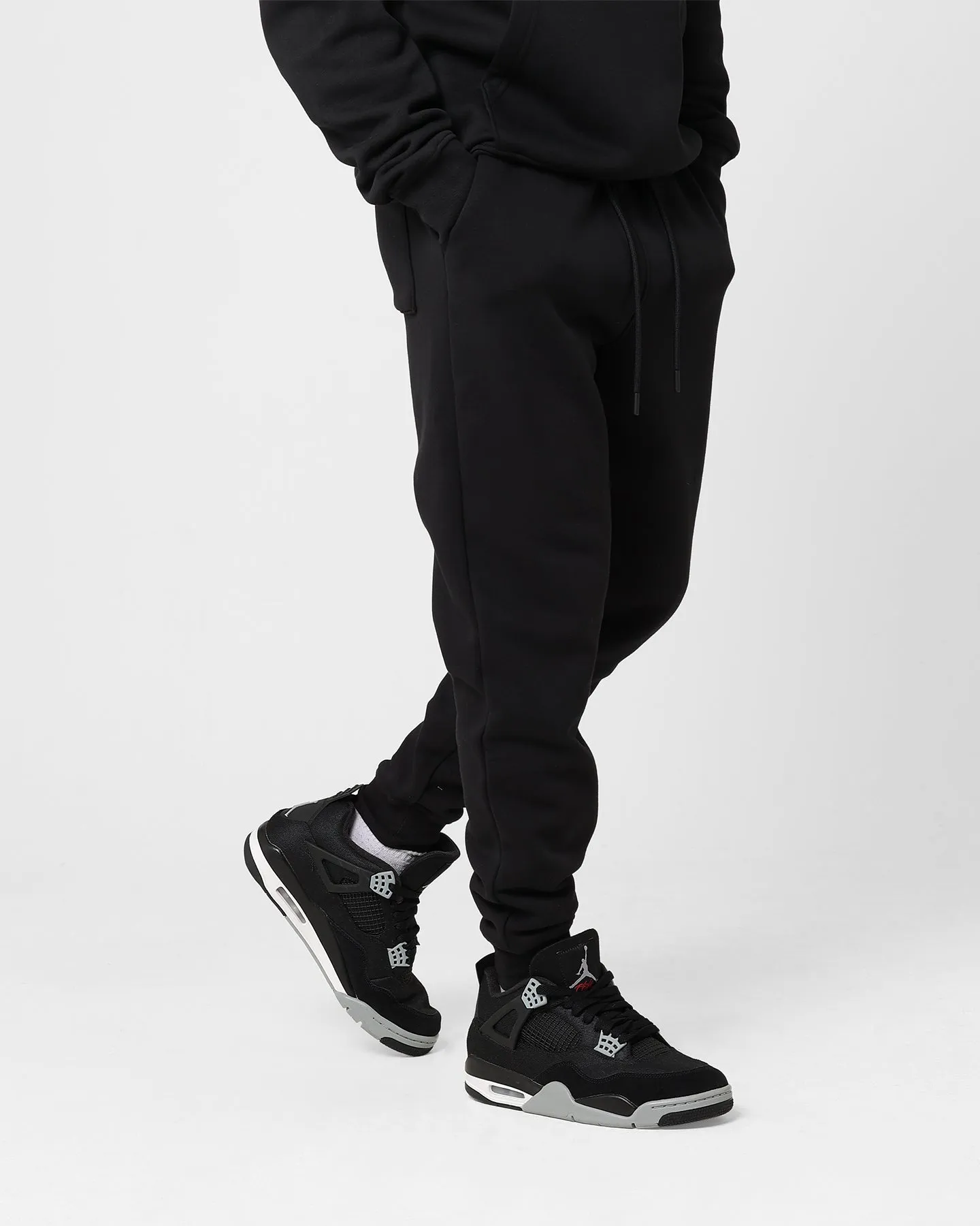 Jordan Essentials Fleece Tracksuit Pants Black/White