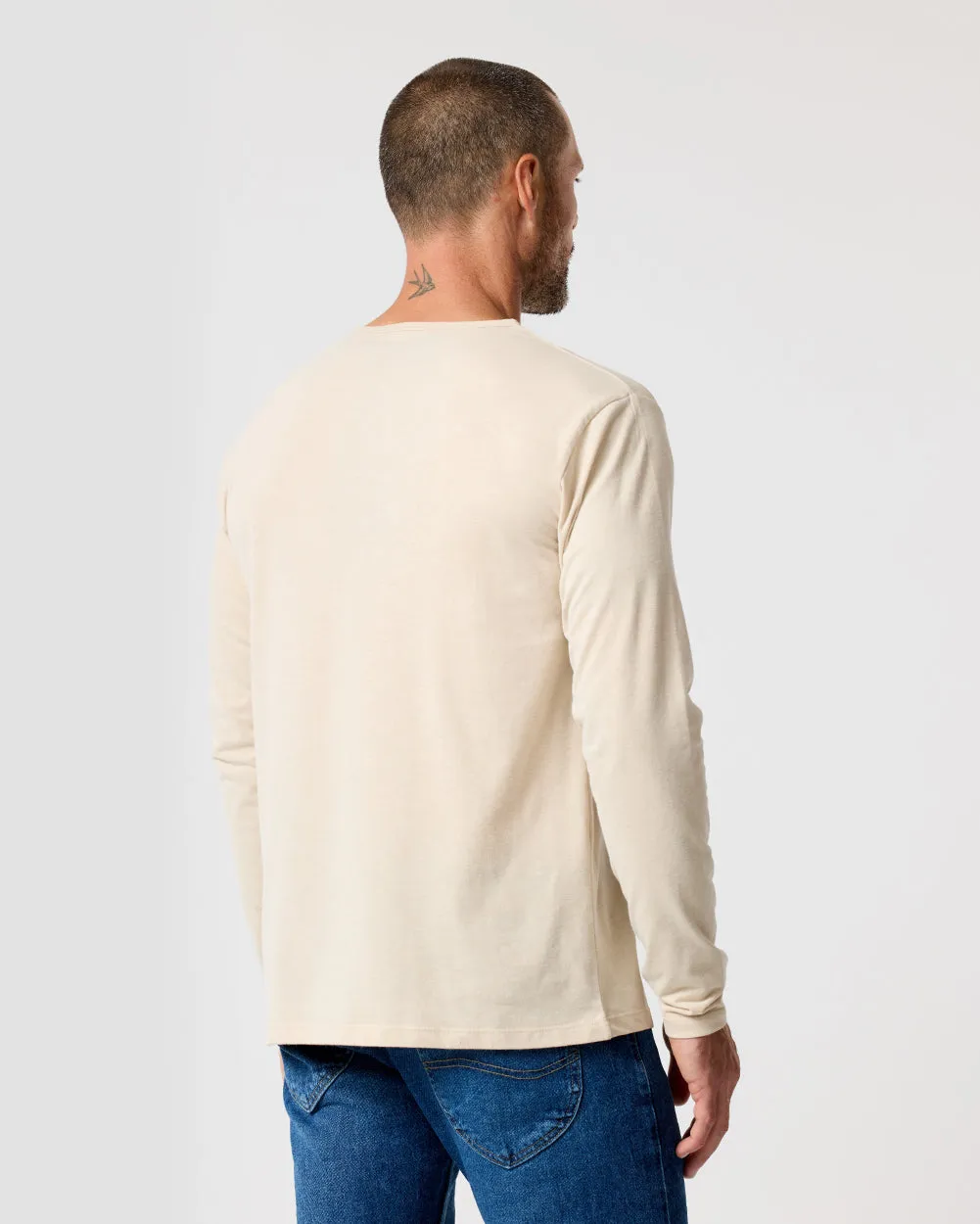 Long Sleeve Henley Tee - Non-Branded