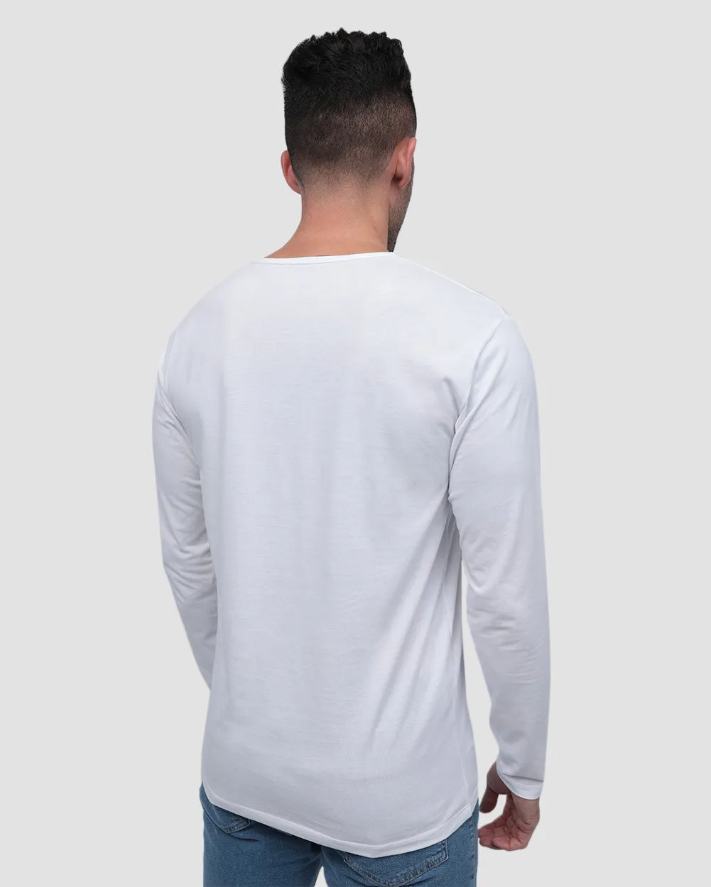 Long Sleeve Henley Tee - Non-Branded