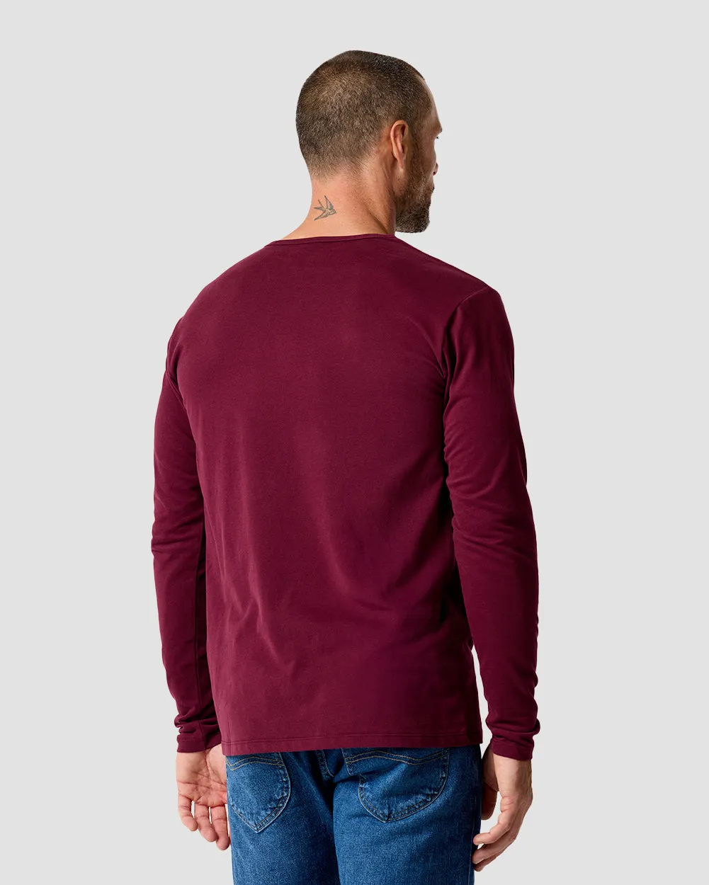 Long Sleeve Henley Tee - Non-Branded