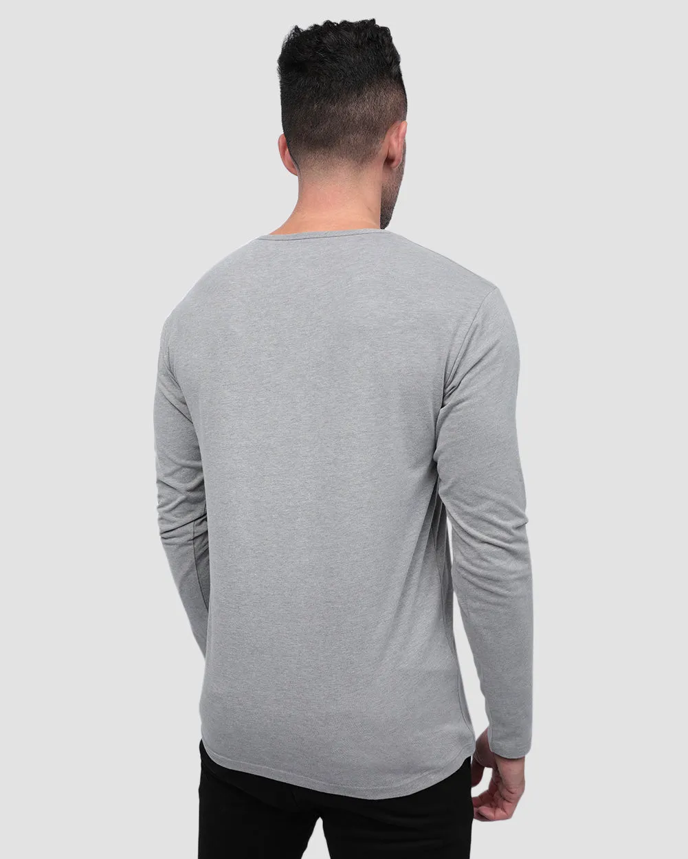 Long Sleeve Henley Tee - Non-Branded