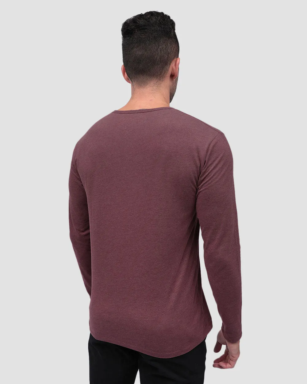 Long Sleeve Henley Tee - Non-Branded