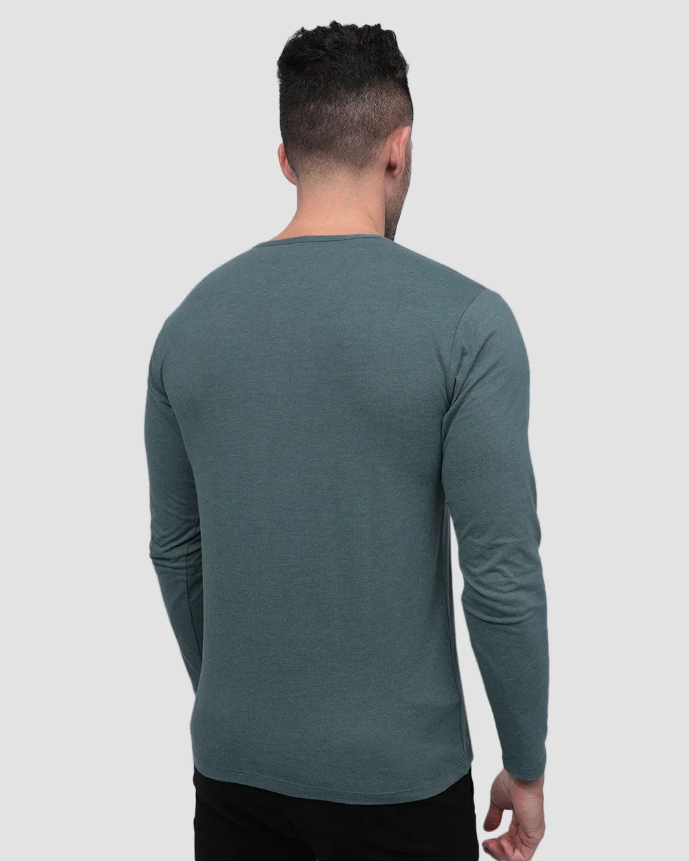 Long Sleeve Henley Tee - Non-Branded