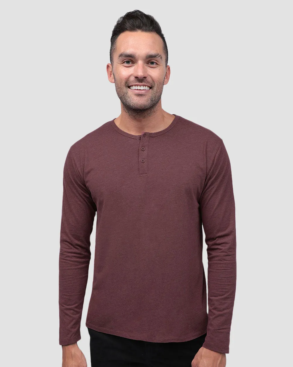 Long Sleeve Henley Tee - Non-Branded