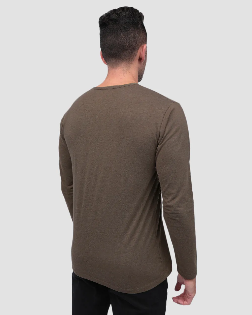 Long Sleeve Henley Tee - Non-Branded