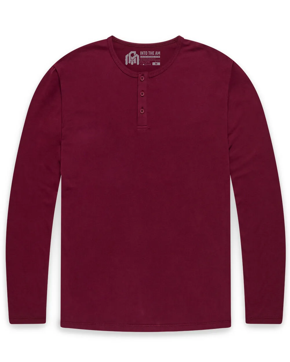 Long Sleeve Henley Tee - Non-Branded