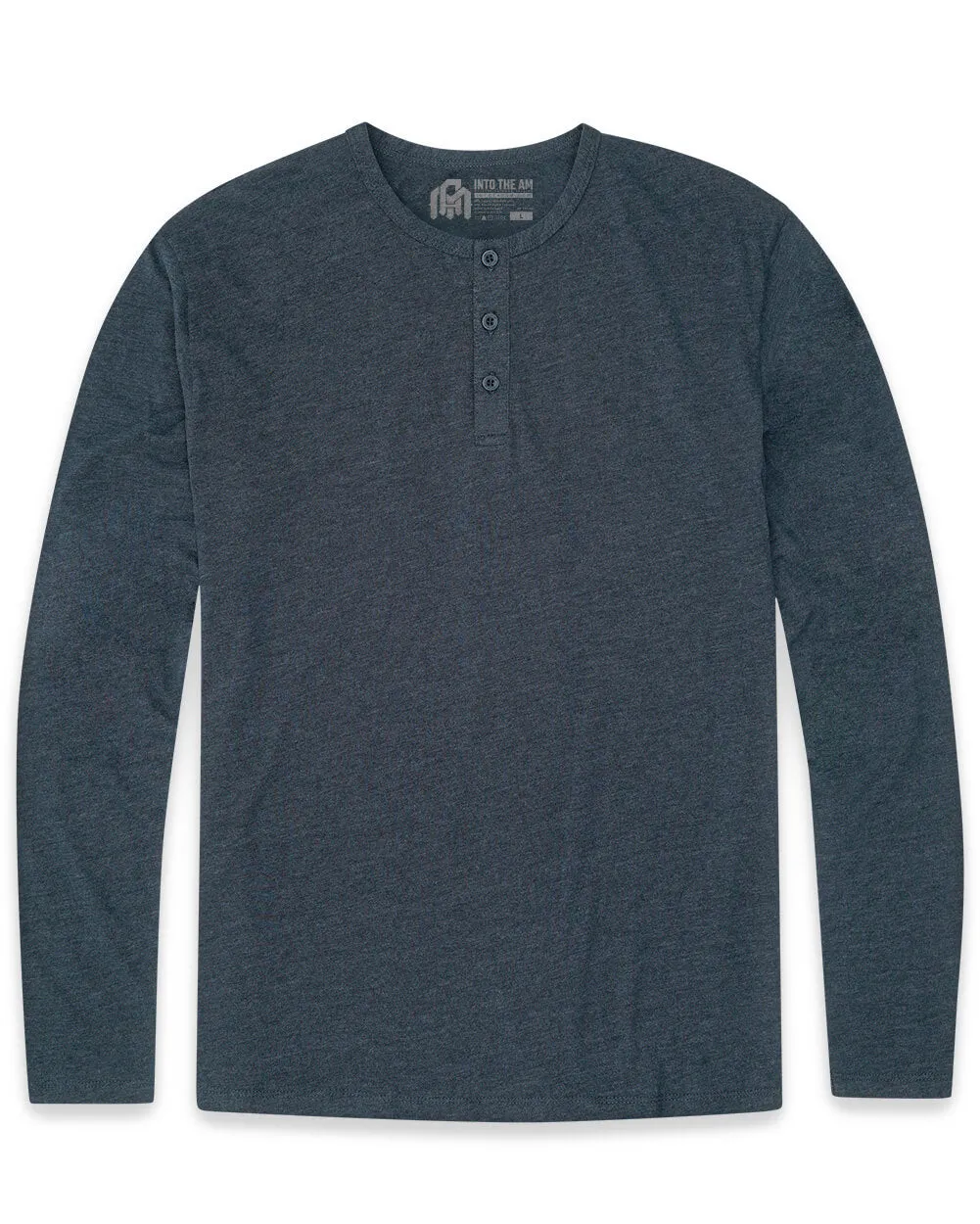 Long Sleeve Henley Tee - Non-Branded