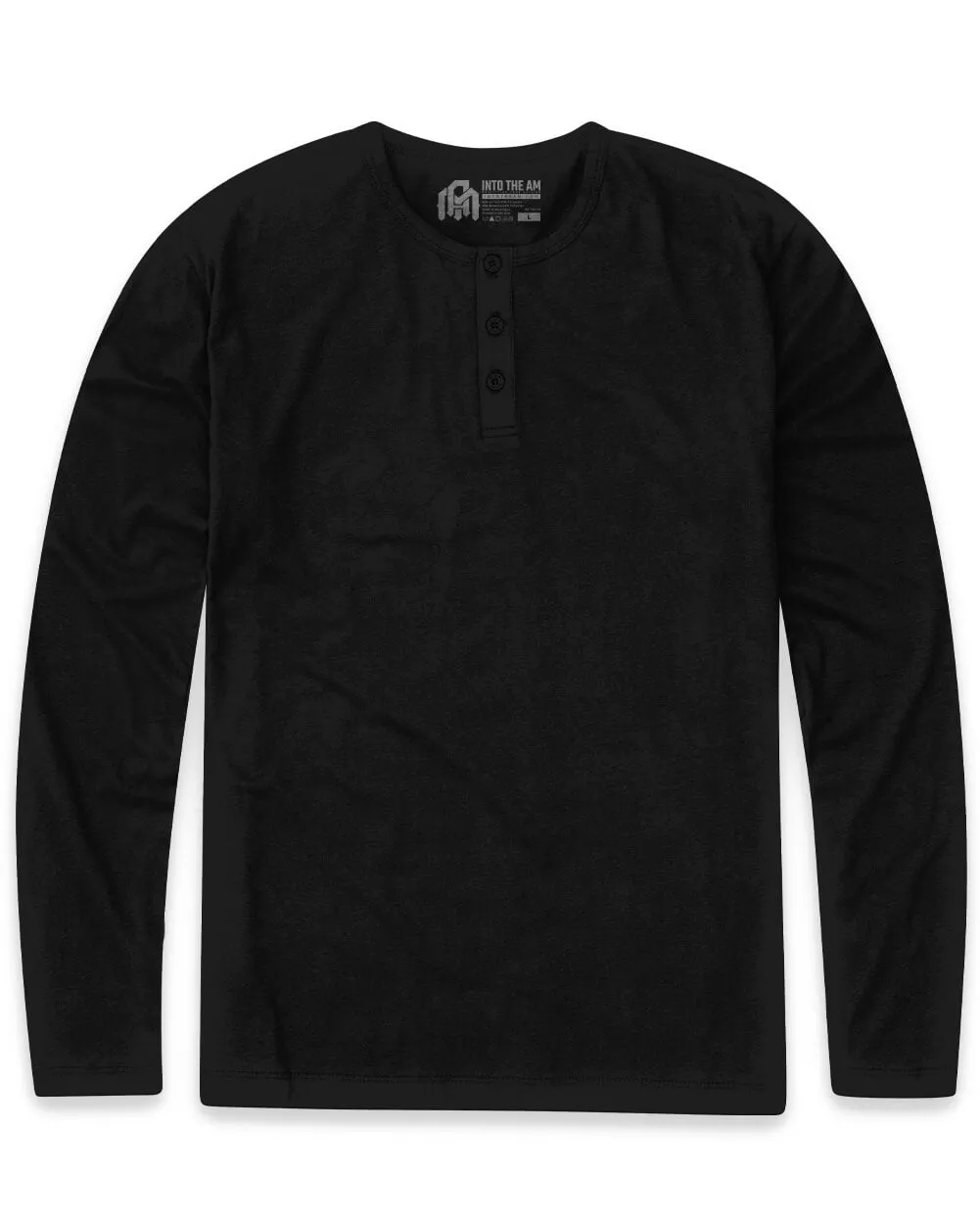 Long Sleeve Henley Tee - Non-Branded