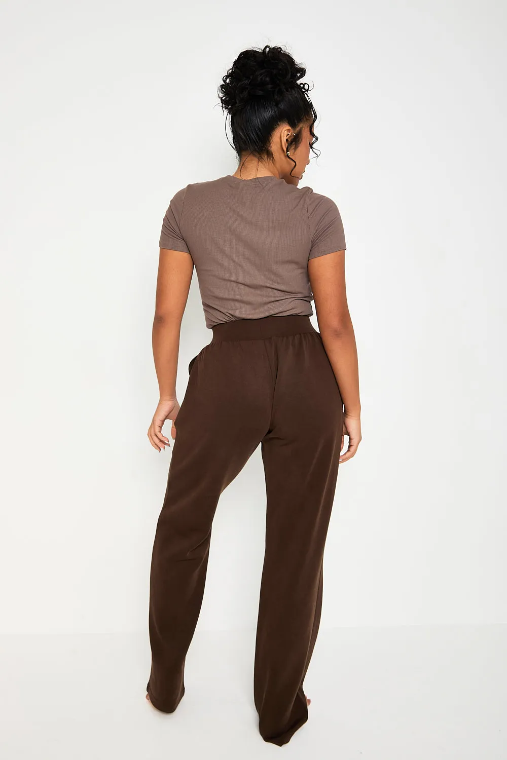 Lounge Flare Jogger - Chocolate