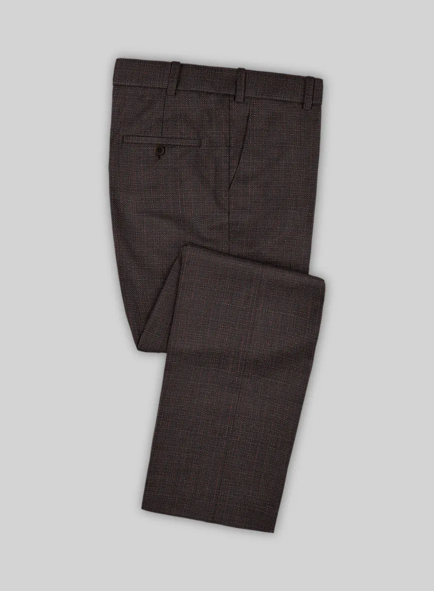 Napolean Bob Weave Rust Wool Pants