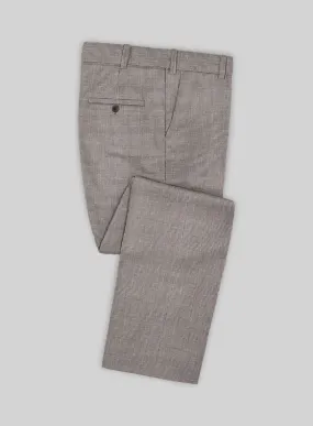 Napolean Costa Mini Houndstooth Brown Wool Pants