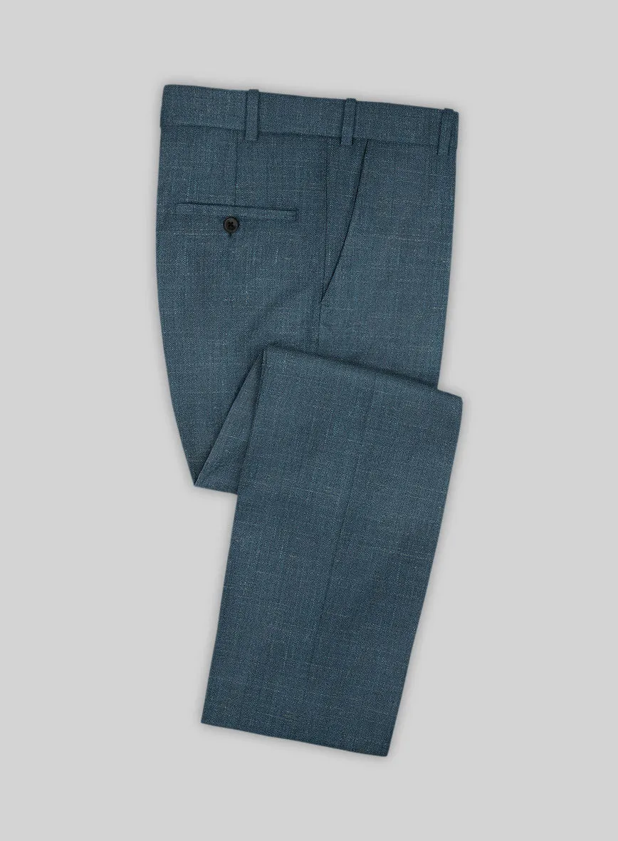 Napolean Ricci Rich Blue Wool Pants