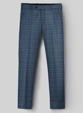 Napolean Tonia Blue Wool Pants