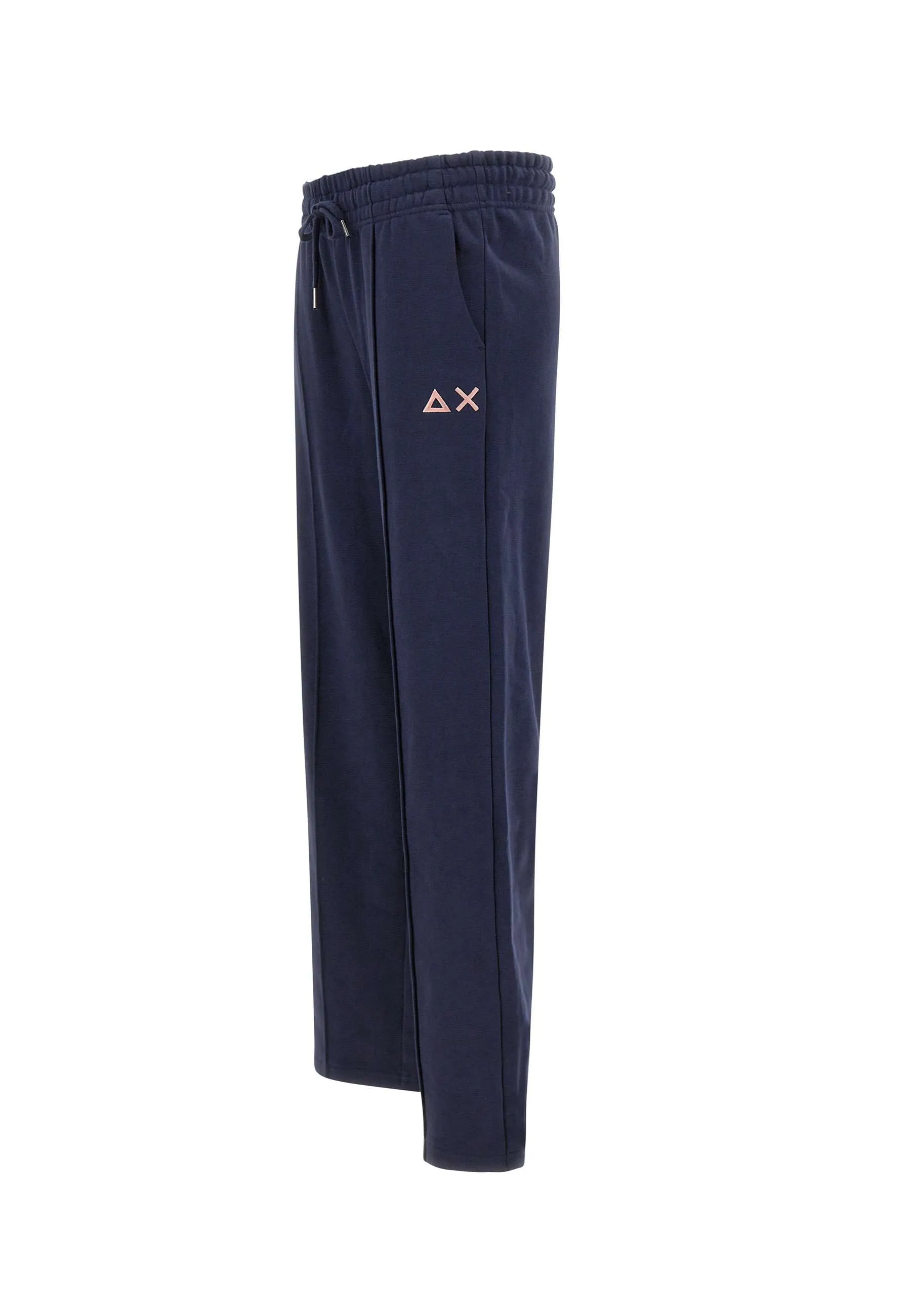 Navy Blue Cotton Jogger Trousers