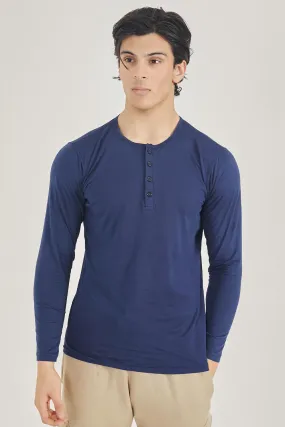 Navy Blue Henley