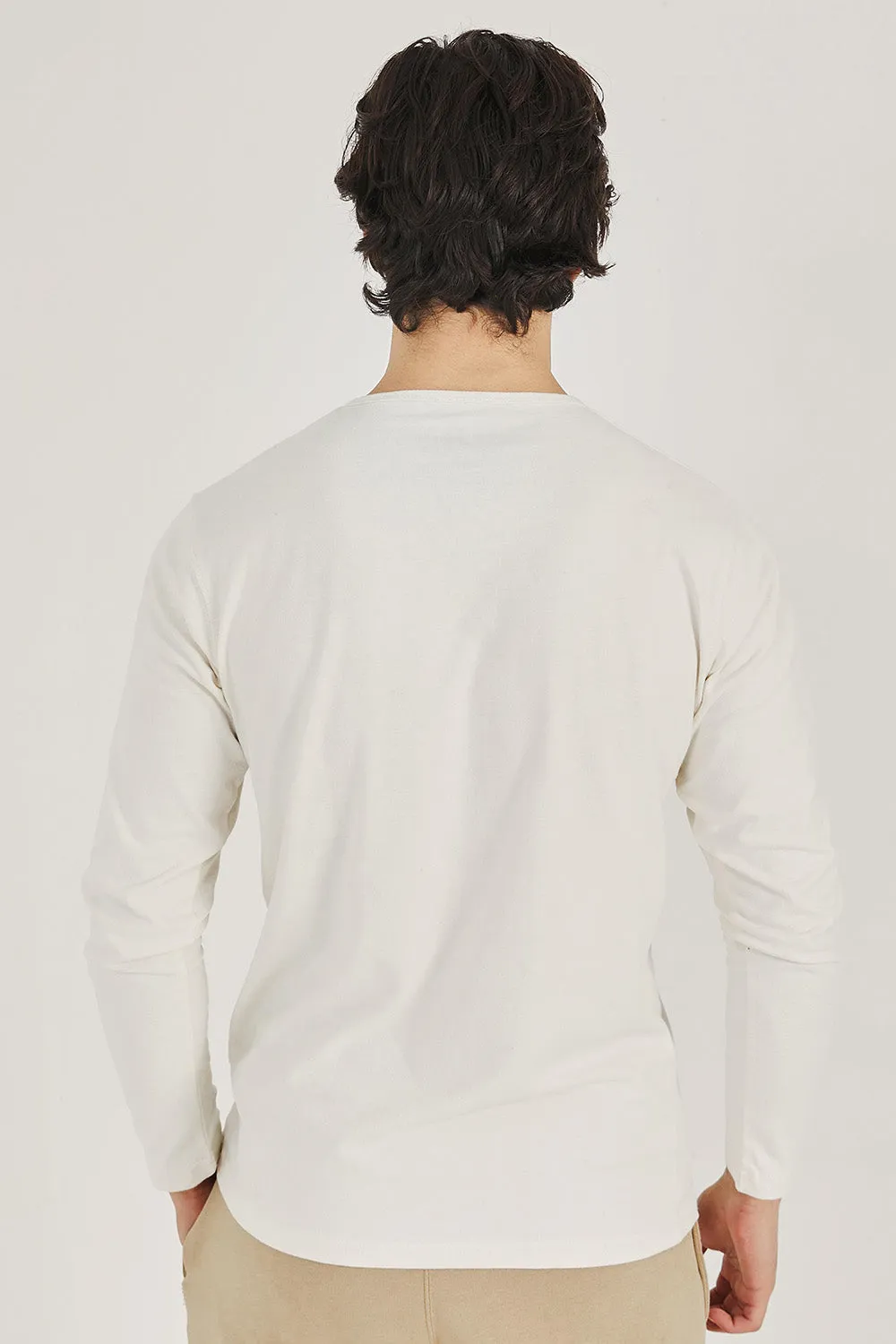 Off White Henley