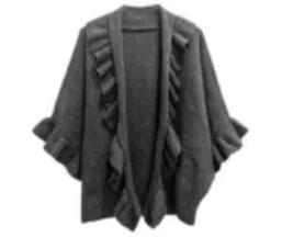 Ruffle Knit Cardigan