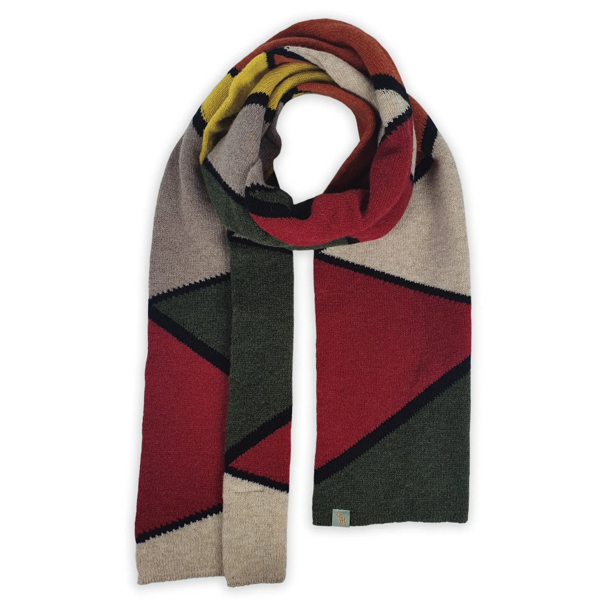 SCARVES - BAUHAUS - PREMIUM AUSTRALIAN LAMBSWOOL