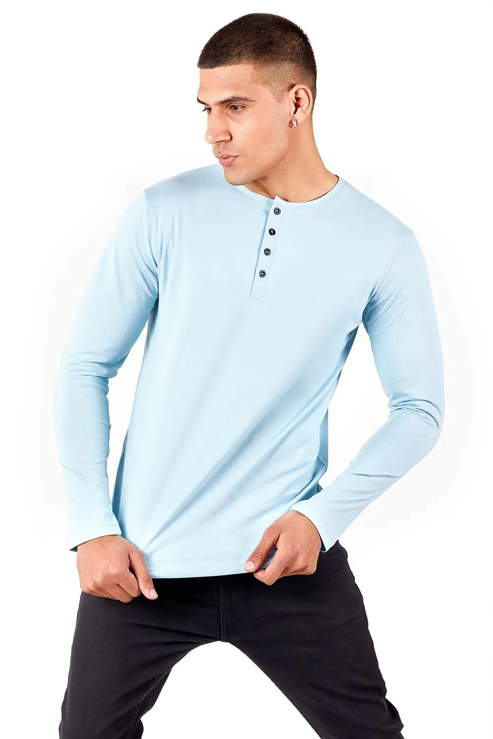 Sky Blue Henley