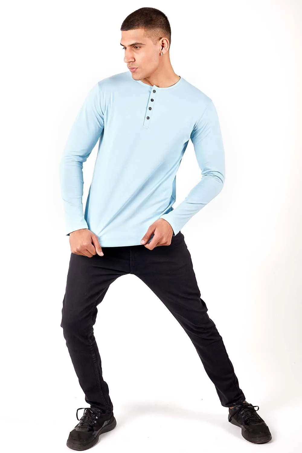 Sky Blue Henley