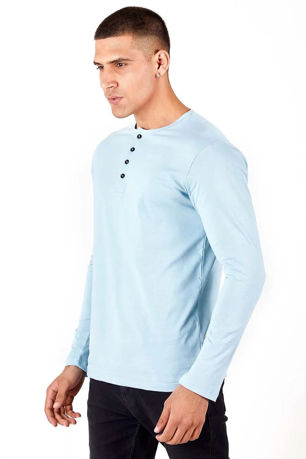 Sky Blue Henley