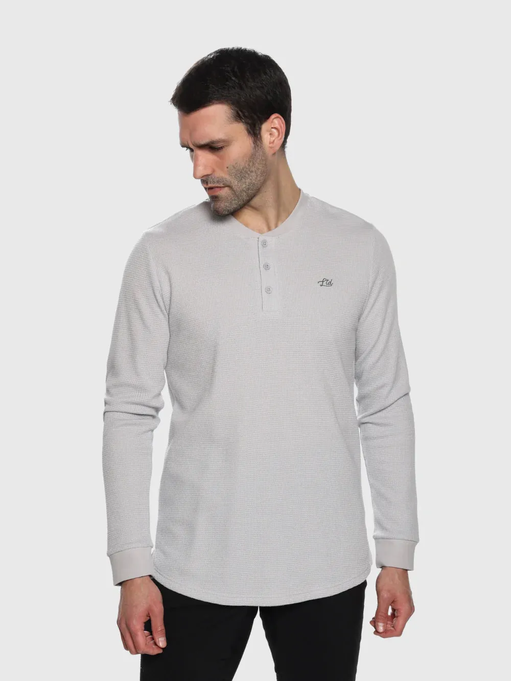 TEAMLTD Mens Winter Waffle Long Sleeve