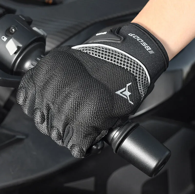 Touch Screen Polyester Motorcycle Gloves