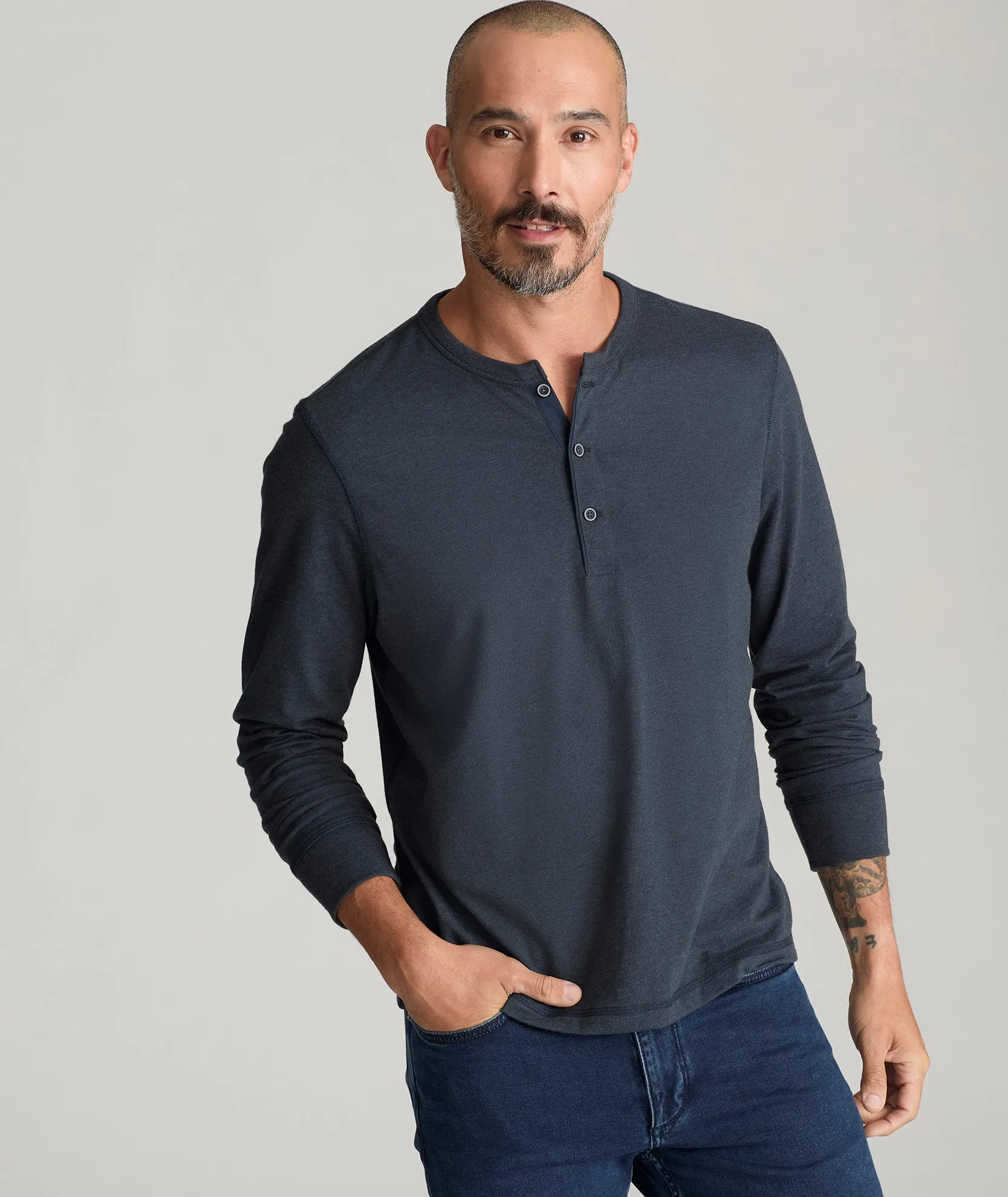 Ultrasoft Long-Sleeve Henley