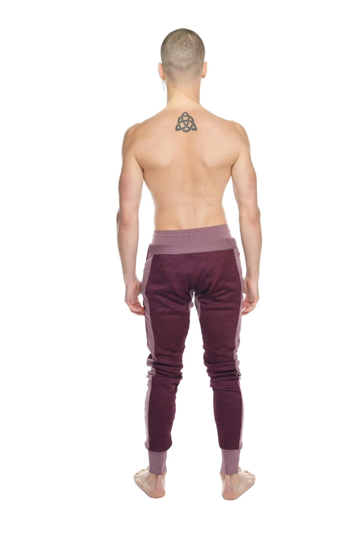 **Winter Edition** Performance Fleece Long Cuffed Jogger & Yoga Sweat Pants (Plum Purple)