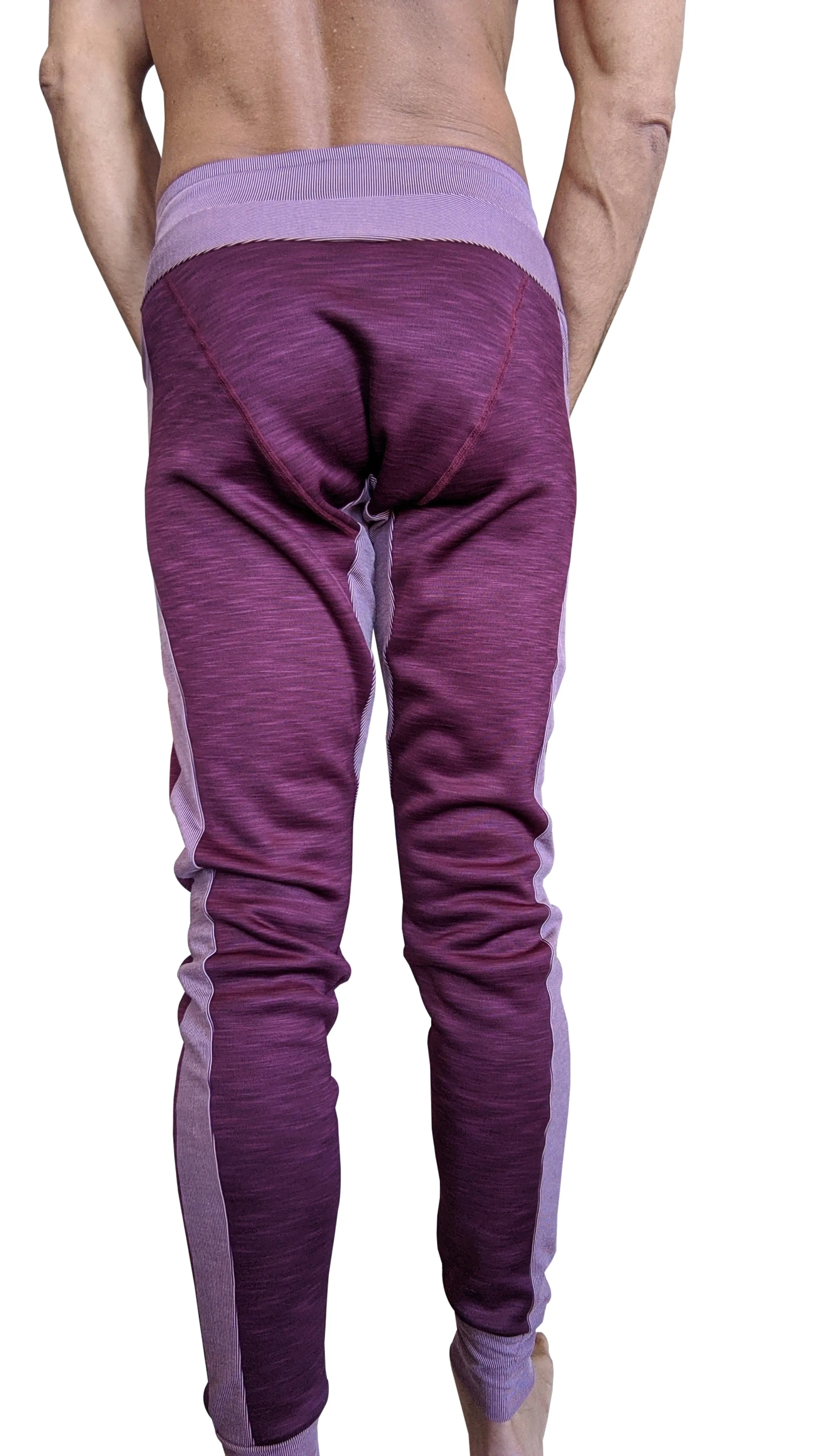 **Winter Edition** Performance Fleece Long Cuffed Jogger & Yoga Sweat Pants (Plum Purple)