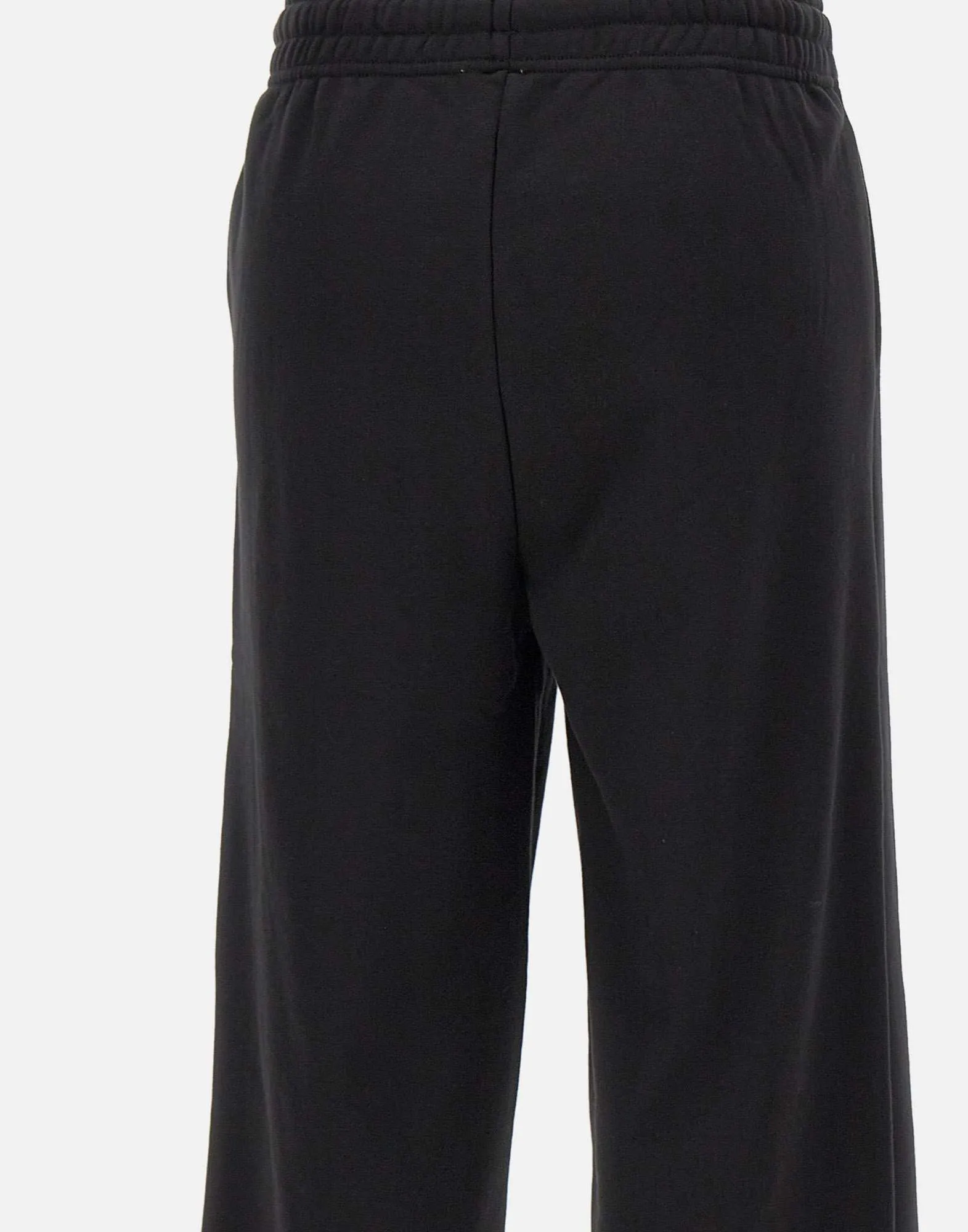 Women's Black Cotton Jogger Trousers