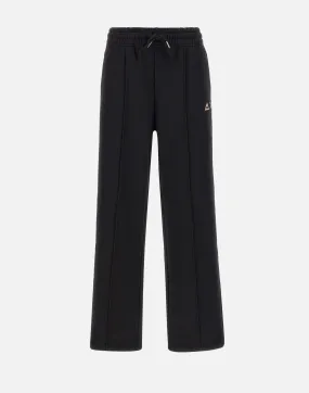 Women's Black Cotton Jogger Trousers