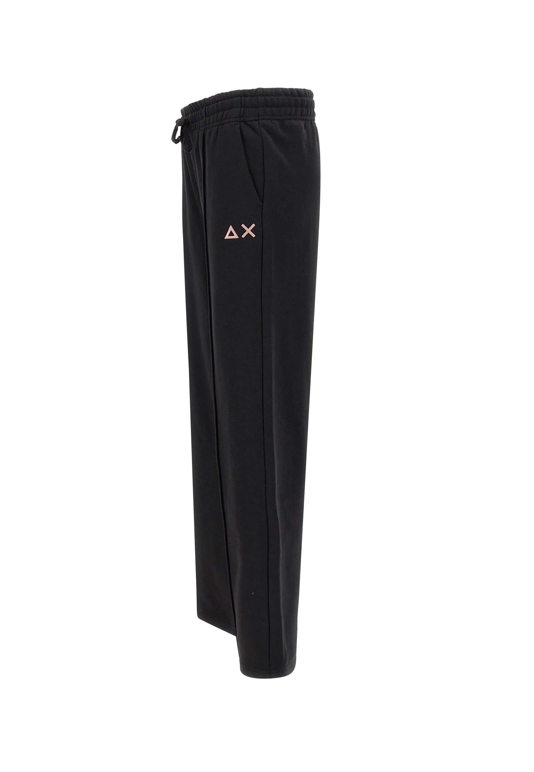 Women's Black Cotton Jogger Trousers