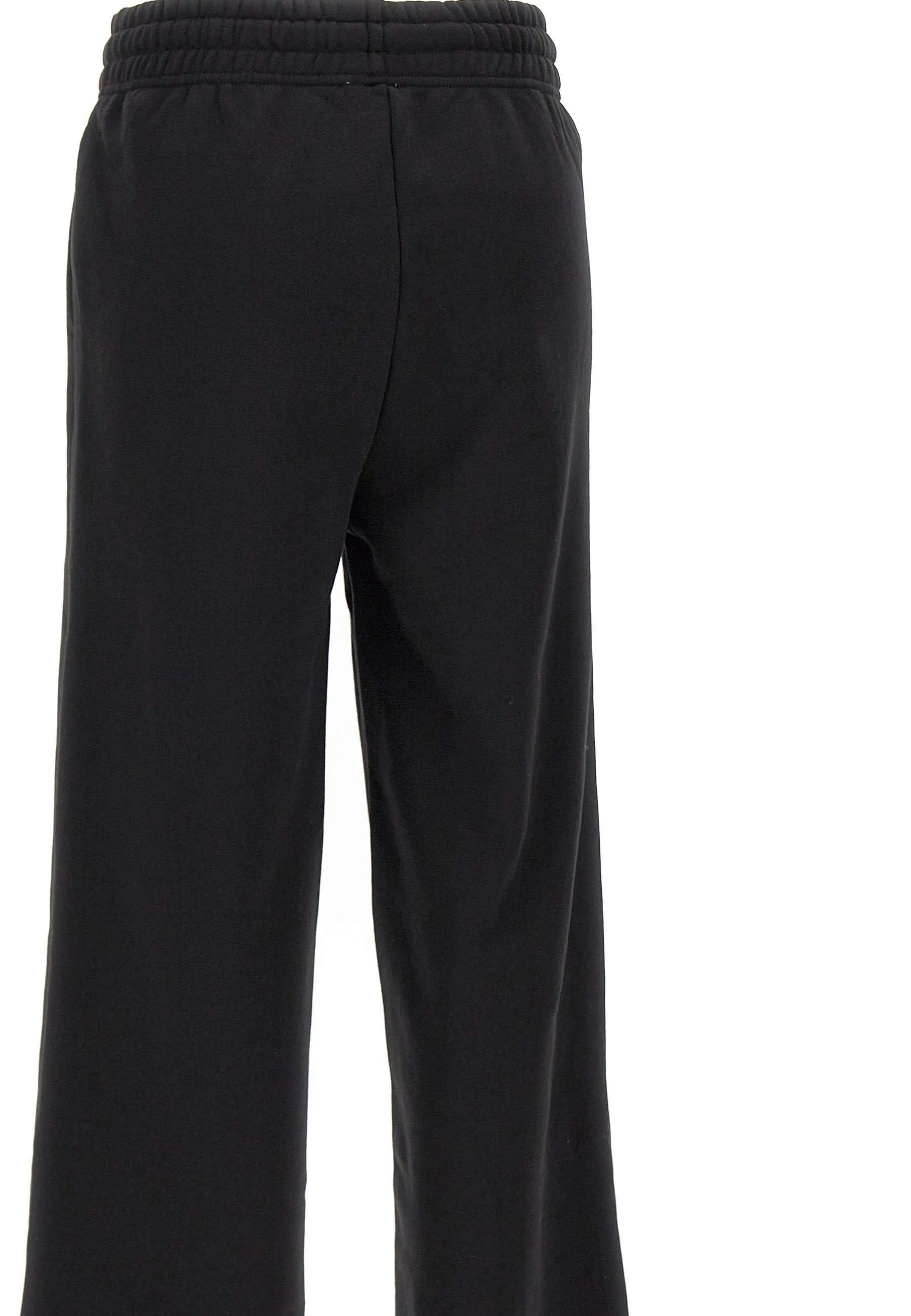 Women's Black Cotton Jogger Trousers